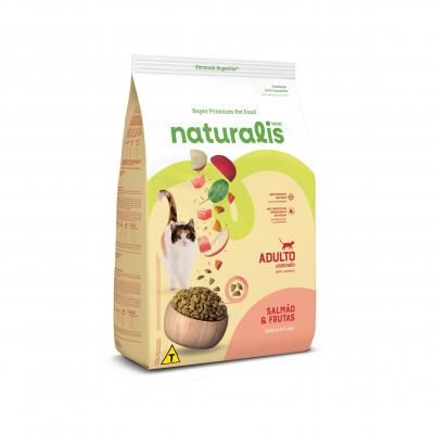  Comida Para Gato Naturalis Adulto Castrado Salm&oacute;n Y Frutas